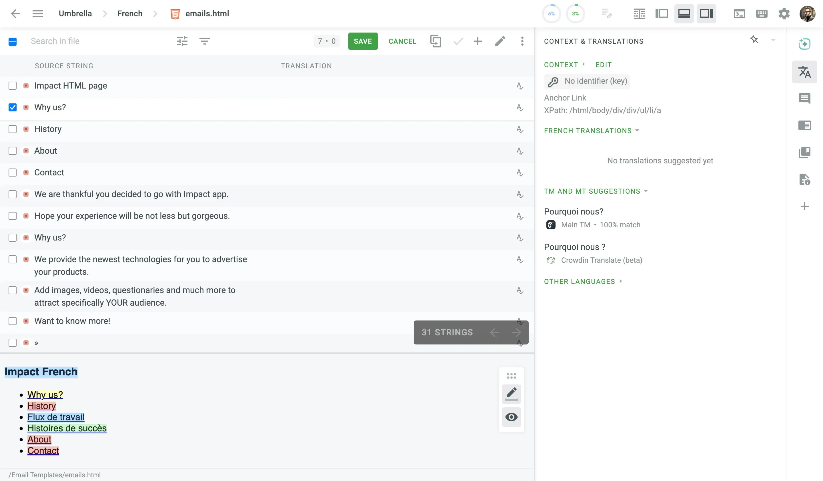 WYSIWYG for HTML in Crowdin